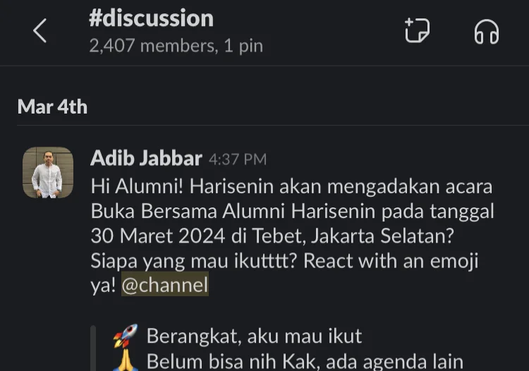 Join Grup Khusus Alumni 3