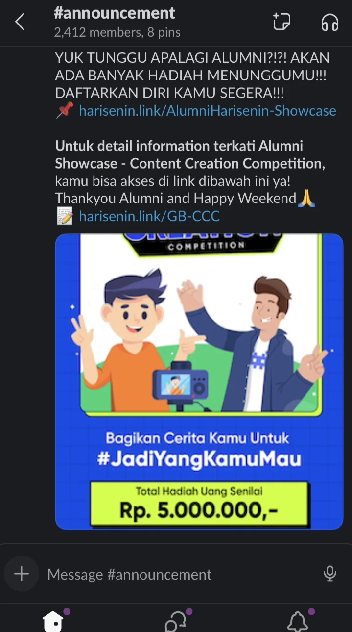 Join Grup Khusus Alumni 2