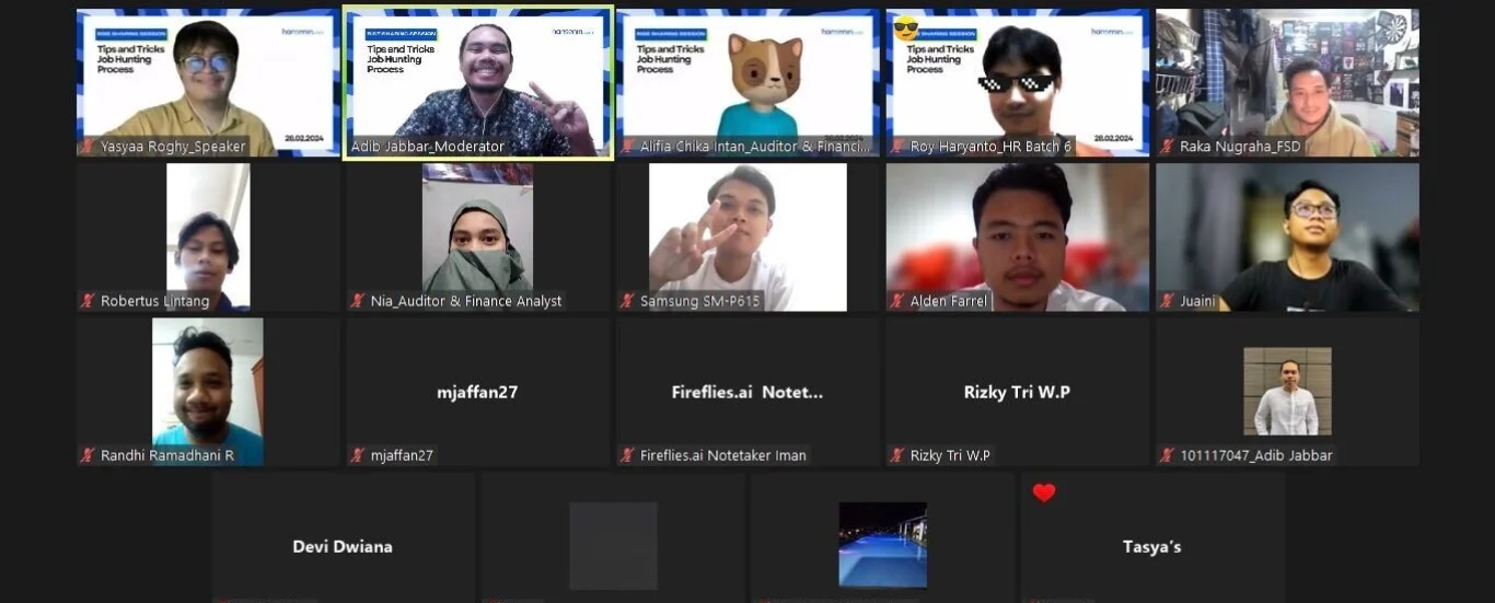 Sharing Session Online 1